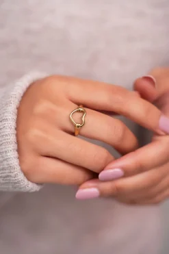 My Jewellery Bague Shapes Avec Cœur Ouvert Sale