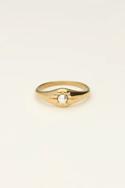 My Jewellery Bague Soleil Et Perles Clearance