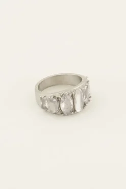 My Jewellery Bague Souvenir Avec Pierres Fashion
