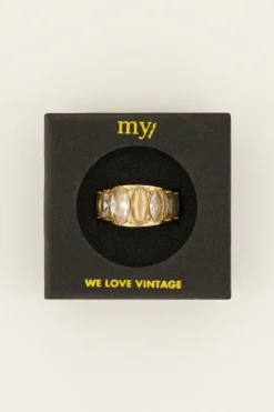 My Jewellery Bague Souvenir Avec Pierres Fashion