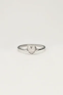 My Jewellery Bague Starry Avec Planète En Forme De Coeur Clearance