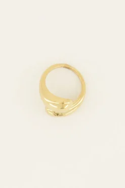 My Jewellery Bague Torsadé Et Bombée Clearance