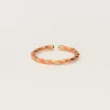 My Jewellery Bague Torsadée Orange Discount
