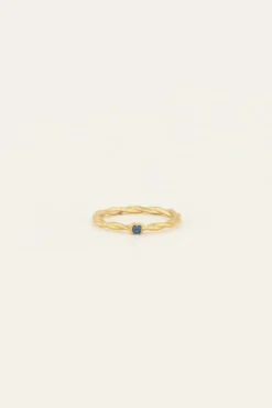 My Jewellery Bague Torsadée Pierre Océan Outlet
