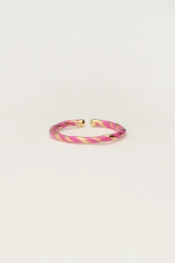 My Jewellery Bague Torsadée Rose Sale