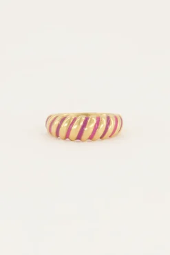 My Jewellery Bague Torsadée Rose Candy Online