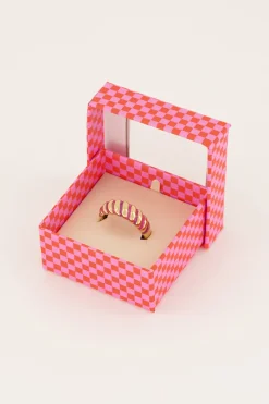 My Jewellery Bague Torsadée Rose Candy Online