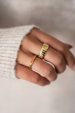 My Jewellery Bague Trois Pierres Pomegranate Online
