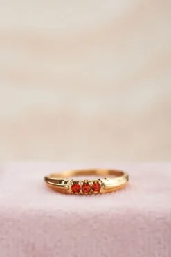 My Jewellery Bague Trois Pierres Pomegranate Online