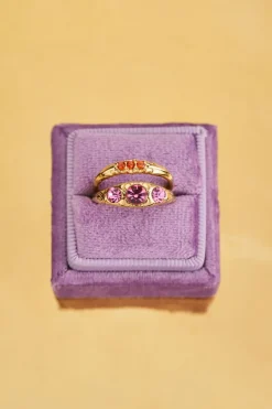 My Jewellery Bague Trois Pierres Strawberry Discount