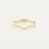 My Jewellery Bague Vague Avec Sphères Discount
