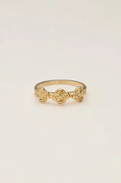My Jewellery Bague Vintage Avec 3 Roses Online