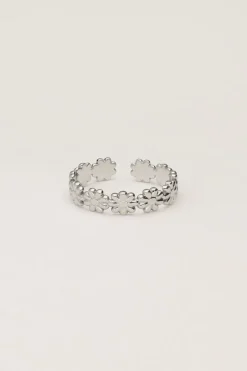 My Jewellery Bague Vintage Avec Marguerites Outlet