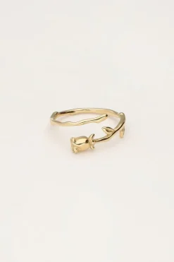 My Jewellery Bague Vintage Avec Rose Discount