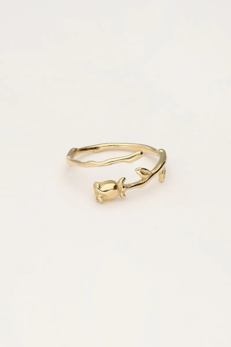 My Jewellery Bague Vintage Avec Rose Discount