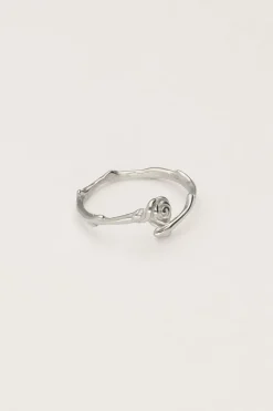 My Jewellery Bague Vintage Avec Rose Plate Best