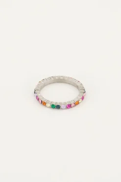 My Jewellery Bague Vintage Multicolore Fashion