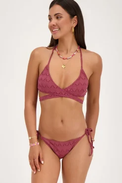 My Jewellery Bas De Bikini Bohème Bordeaux Outlet