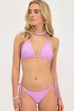 My Jewellery Bas De Bikini Lilas Côtelé Violet/Violet clair Sale
