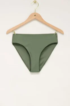 My Jewellery Bas De Bikini Taille Haute Brillant Vert Sale