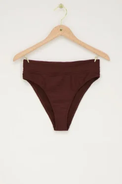 My Jewellery Bas De Bikini Taille Haute Marron Online