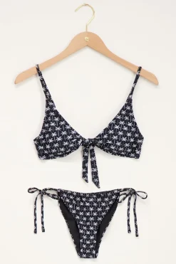 My Jewellery Bikini Avec Palmiers Noir New
