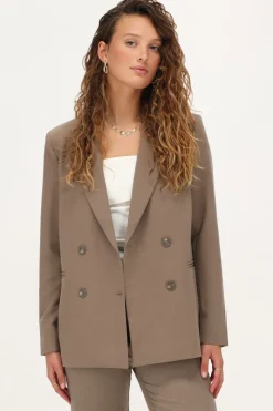 My Jewellery Blazer Croisé Taupe Sale
