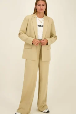 My Jewellery Blazer Oversize Beige Discount