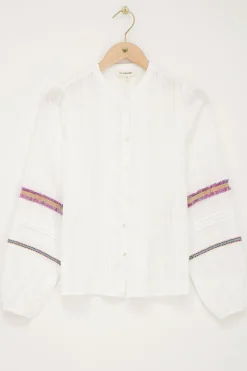 My Jewellery Blouse Blanche Plissée Online