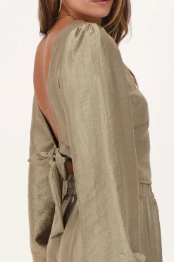 My Jewellery Blouse En Bronze Avec Nœud Au Dos Doré/Bronze Best