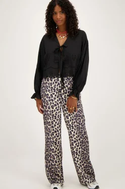 My Jewellery Blouse e Avec Nœuds Et Broderies Noir Online