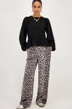 My Jewellery Blouse Noire Avec Nœuds Et Manches Longues Online