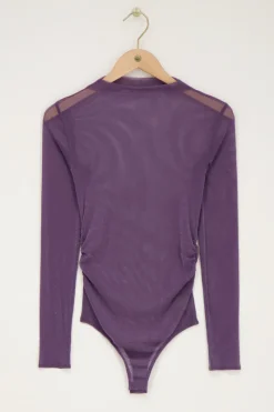 My Jewellery Body En Mesh Avec Lurex Violet New
