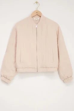 My Jewellery Bomber Beige En Mousseline Outlet