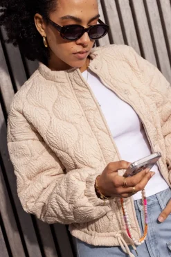 My Jewellery Bomber Beige Matelassé Fashion