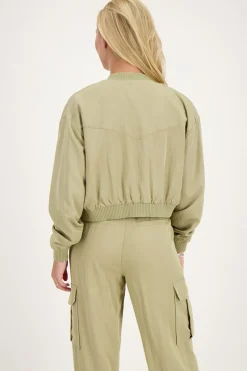 My Jewellery Bomber Cargo Vert New