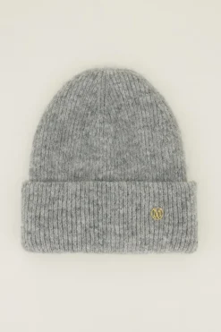 My Jewellery Bonnet En Maille Gris Best