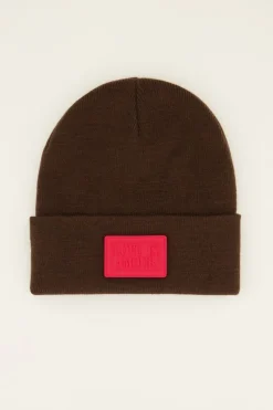 My Jewellery Bonnet Marron Avec écusson Hot