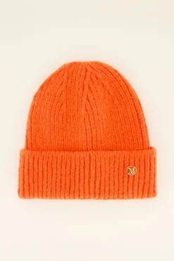 My Jewellery Bonnet Orange Côtelé Clearance
