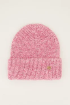 My Jewellery Bonnet En Maille Rose clair Online