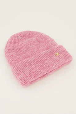 My Jewellery Bonnet En Maille Rose clair Online