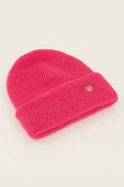 My Jewellery Bonnet En Maille Rose Clearance