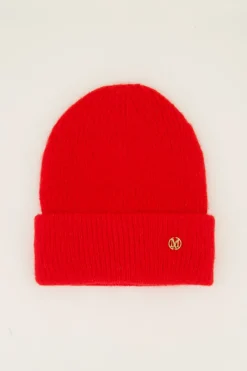 My Jewellery Bonnet En Maille Rouge Discount