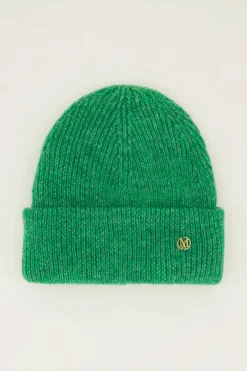 My Jewellery Bonnet En Maille Vert Clearance