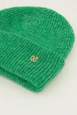My Jewellery Bonnet En Maille Vert Clearance