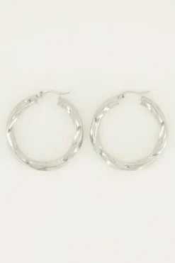 My Jewellery Boucles D’oreilles à Effet Torsadé Online