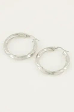 My Jewellery Boucles D’oreilles à Effet Torsadé Online