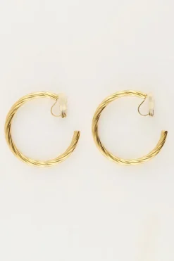 My Jewellery Boucles D'oreilles à Pince Avec Torsade épaisse Discount