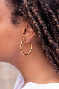 My Jewellery Boucles D'oreilles à Pince Avec Torsade épaisse Discount