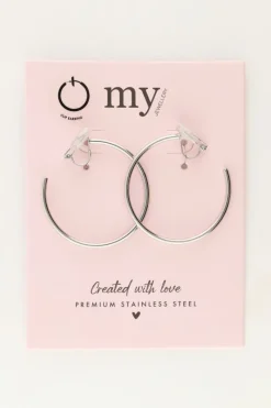 My Jewellery Boucles D'oreilles à Pince Grandes Clearance